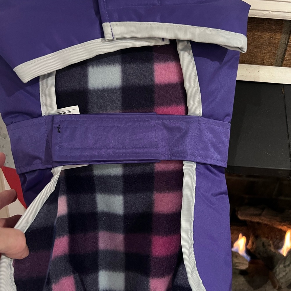 Pet Coat size medium, warm, reflective, reversible.
